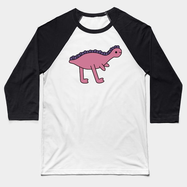 Cute Kawaii T-Rex Dino Baseball T-Shirt by KawaiiByDice